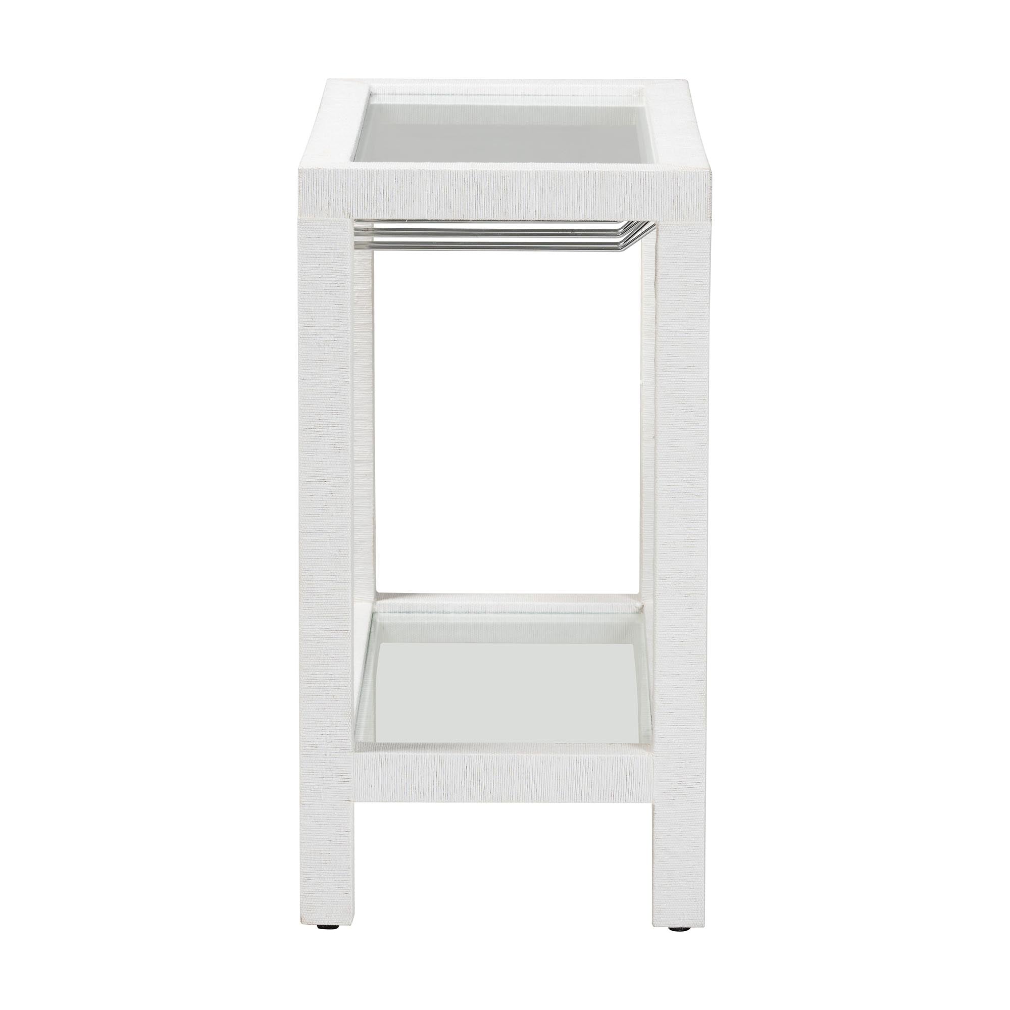 Bali & Pari Oaklynn Grasscloth Wine Rack