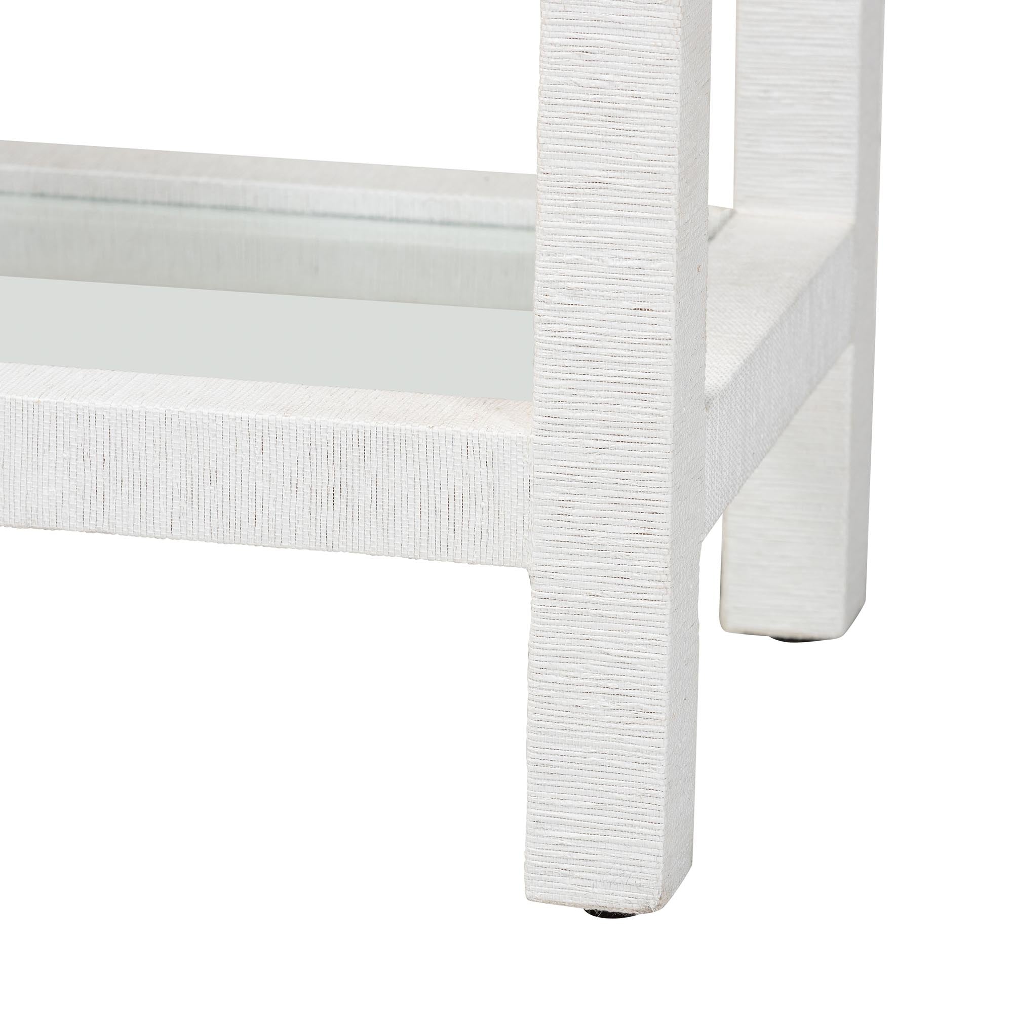 Bali & Pari Oaklynn Grasscloth Wine Rack