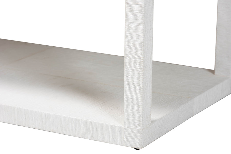 Bali & Pari Oaklynn Grasscloth Coffee Table