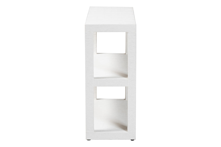 Bali & Pari Oaklynn Grasscloth Bookshelf
