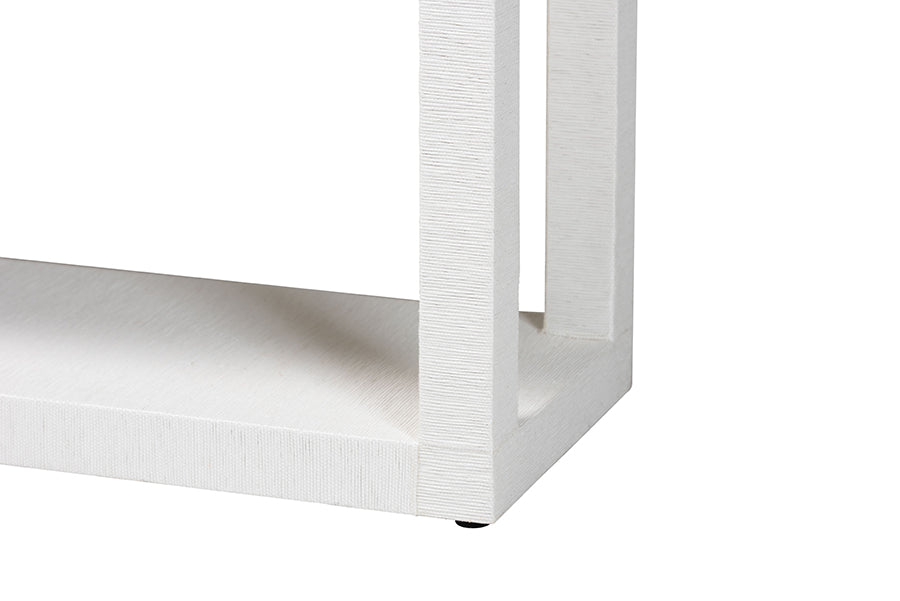 Bali & Pari Oaklynn Grasscloth Bookshelf