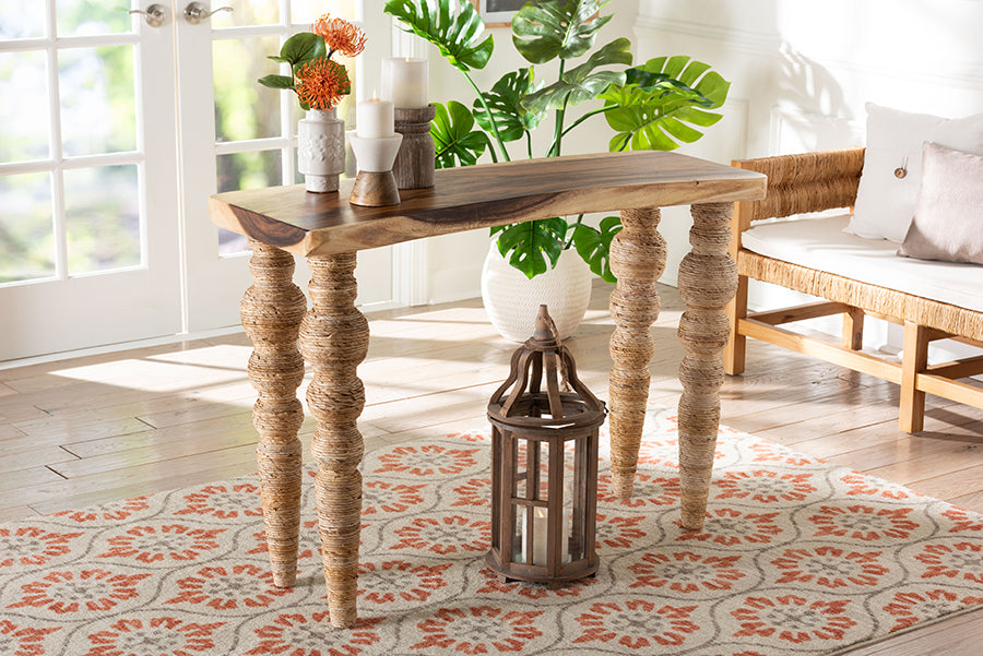 Bali & Pari Nasnan Teak Wood Console Table
