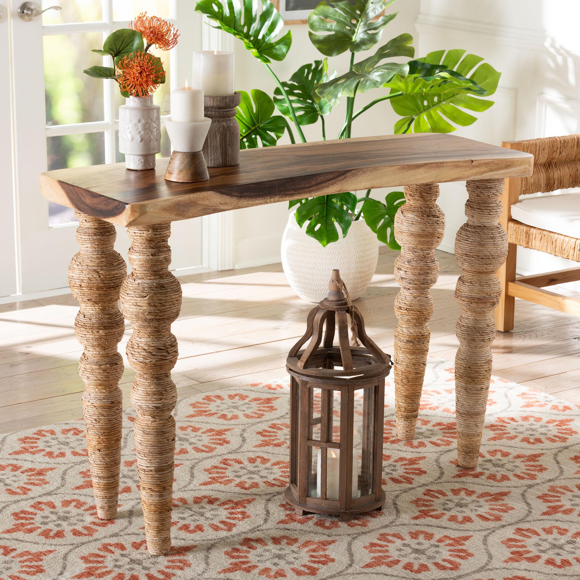 Bali & Pari Nasnan Teak Wood Console Table