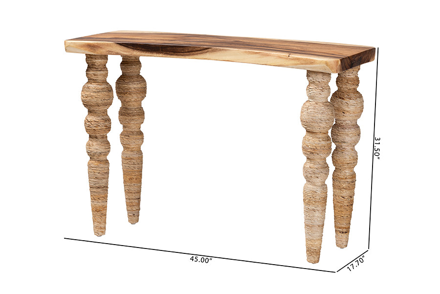 Bali & Pari Nasnan Teak Wood Console Table