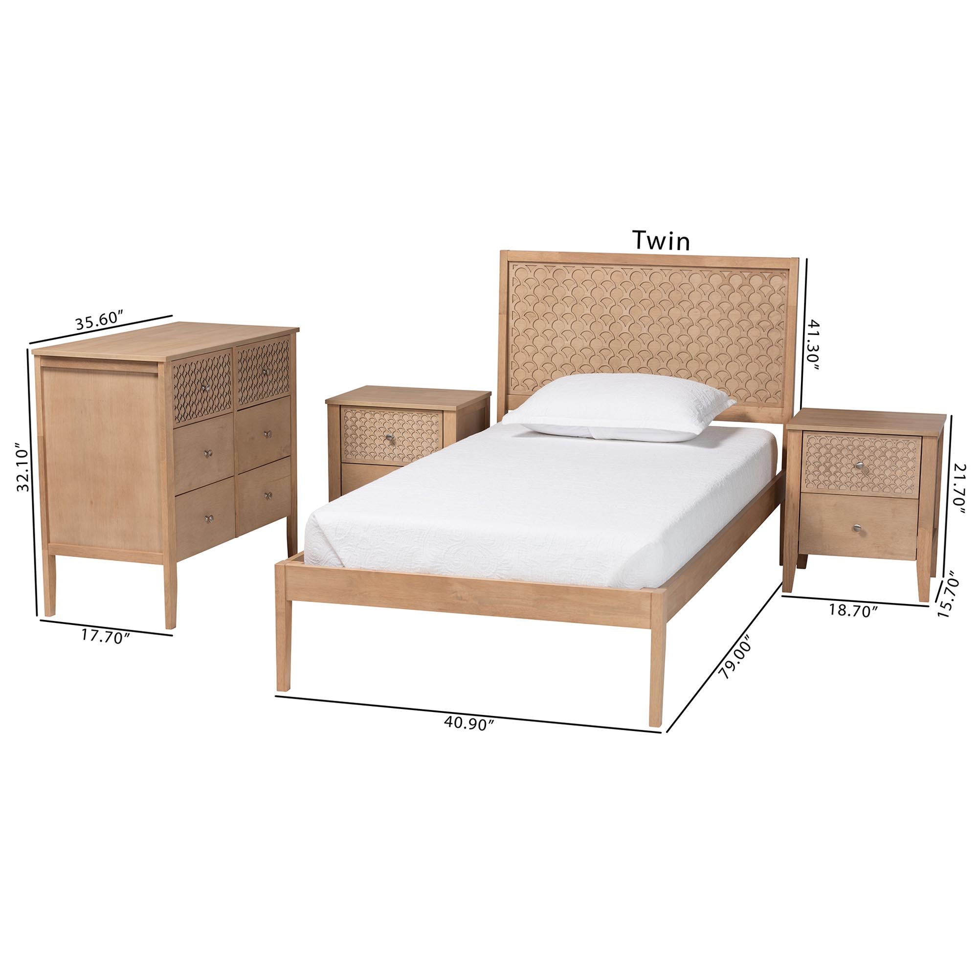 Lara 4-Piece Bedroom Set