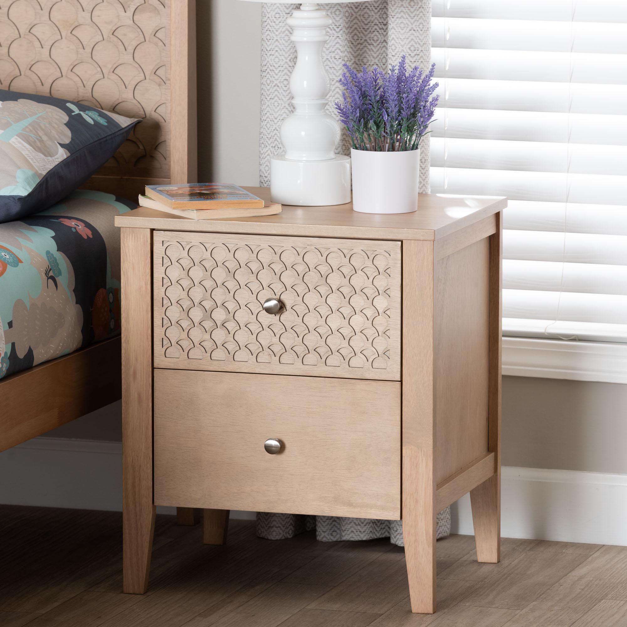 Lara 2-Drawer Nightstand