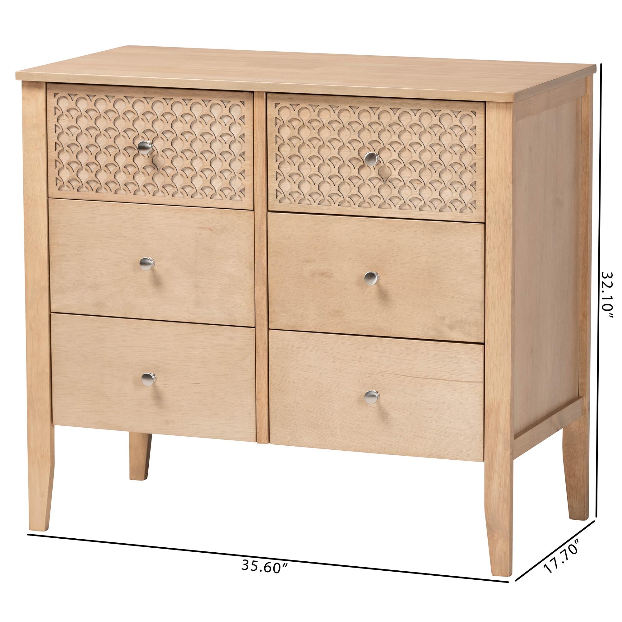 Lara 6-Drawer Dresser