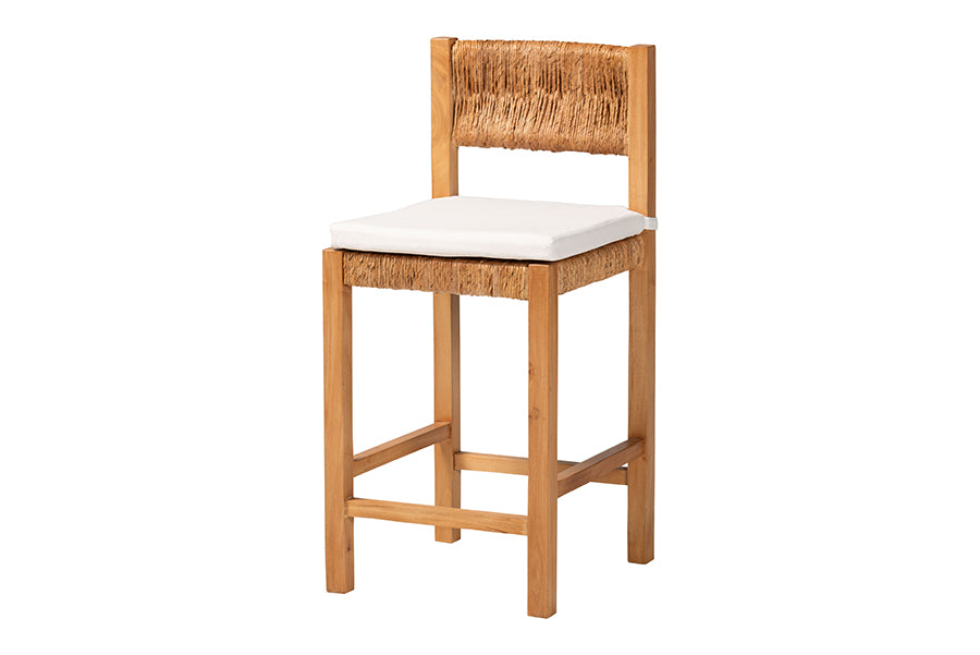Bali & Pari Pava Woven Seagrass Counter Stool