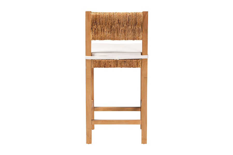 Bali & Pari Pava Woven Seagrass Counter Stool
