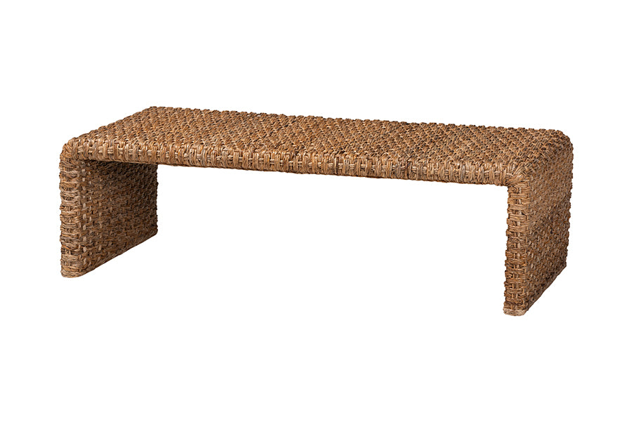 Bali & Pari Alda Handwoven Seagrass Coffee Table