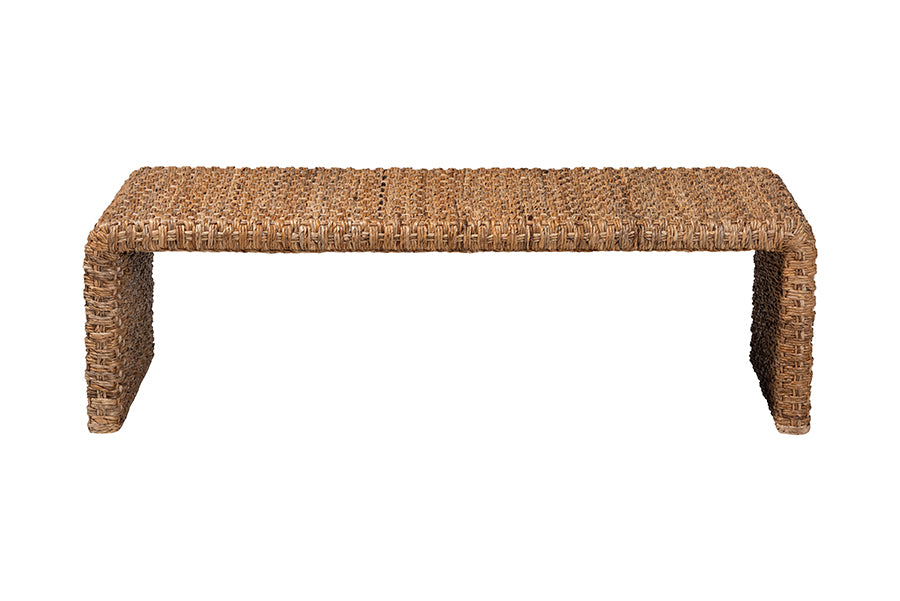 Bali & Pari Alda Handwoven Seagrass Coffee Table