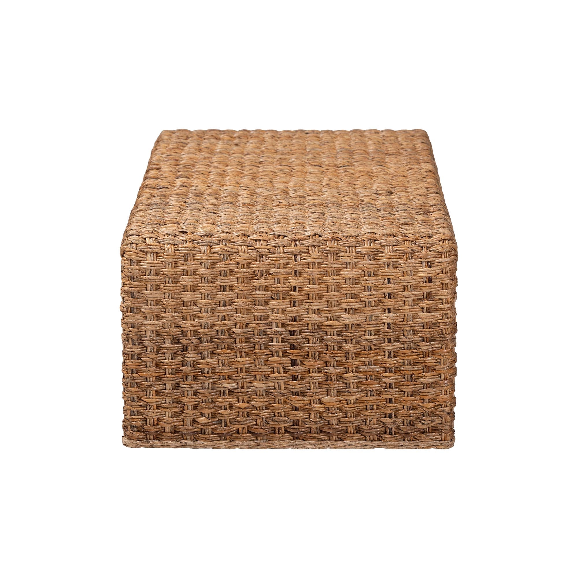 Bali & Pari Alda Handwoven Seagrass Coffee Table