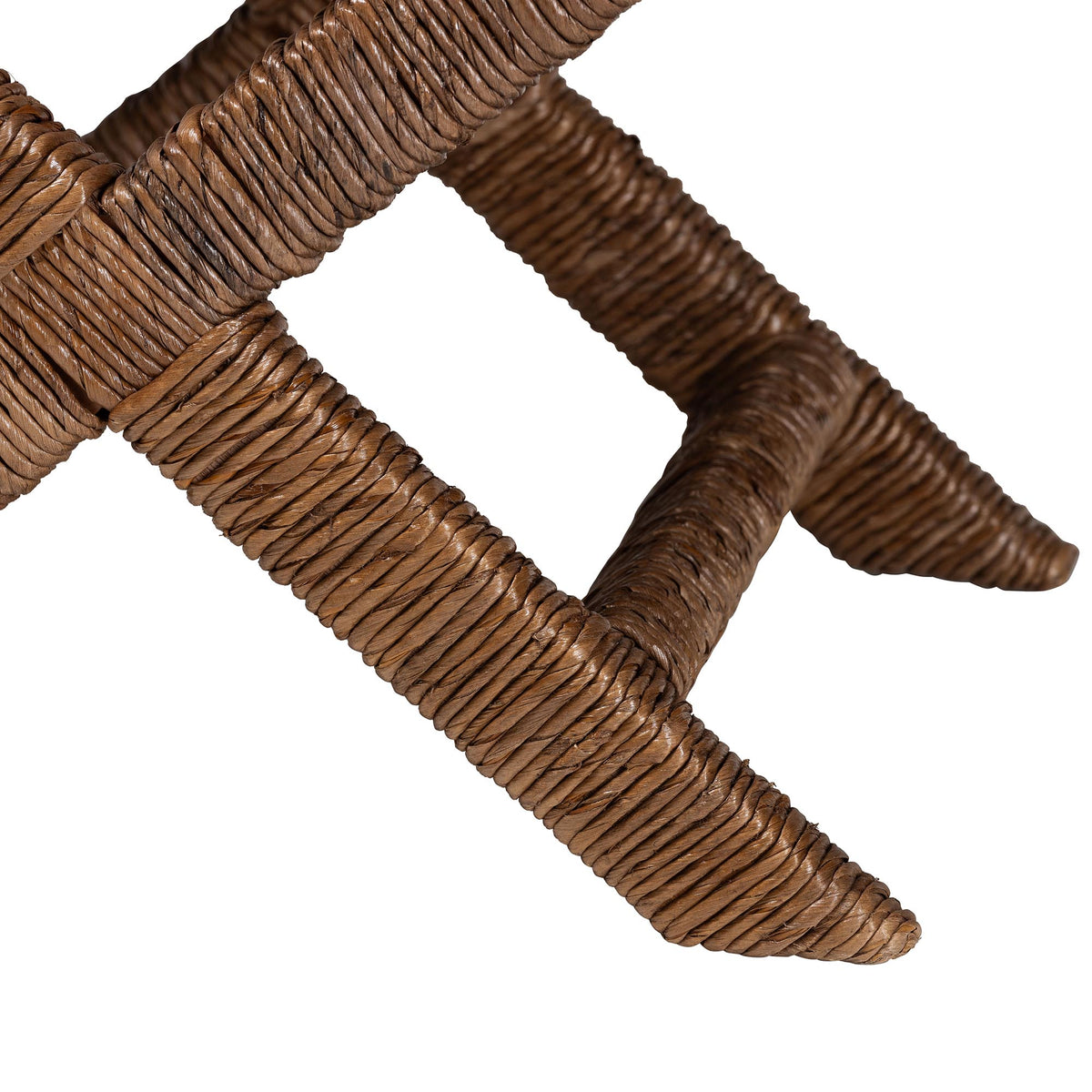 Bali & Pari Alda Woven Seagrass Ottoman