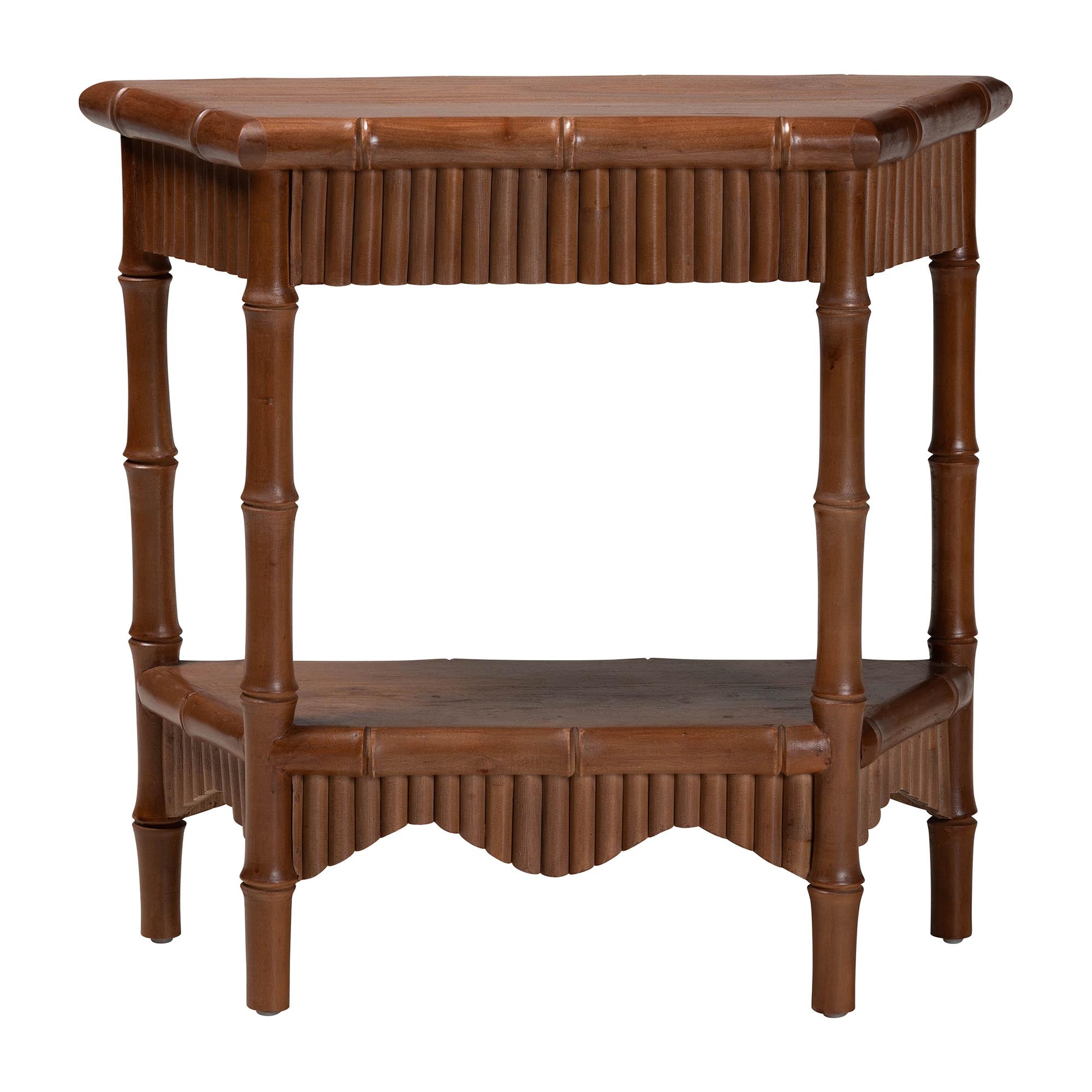 Bali & Pari Alessa Mahogany Wood Console Table