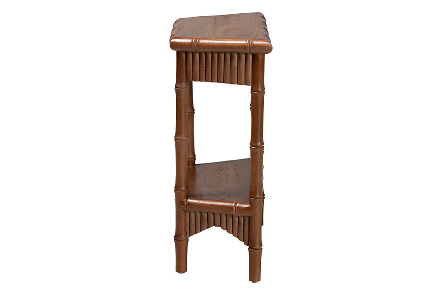 Bali & Pari Alessa Mahogany Wood Console Table