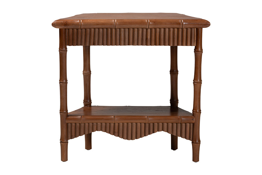 Bali & Pari Alessa Mahogany Wood Console Table