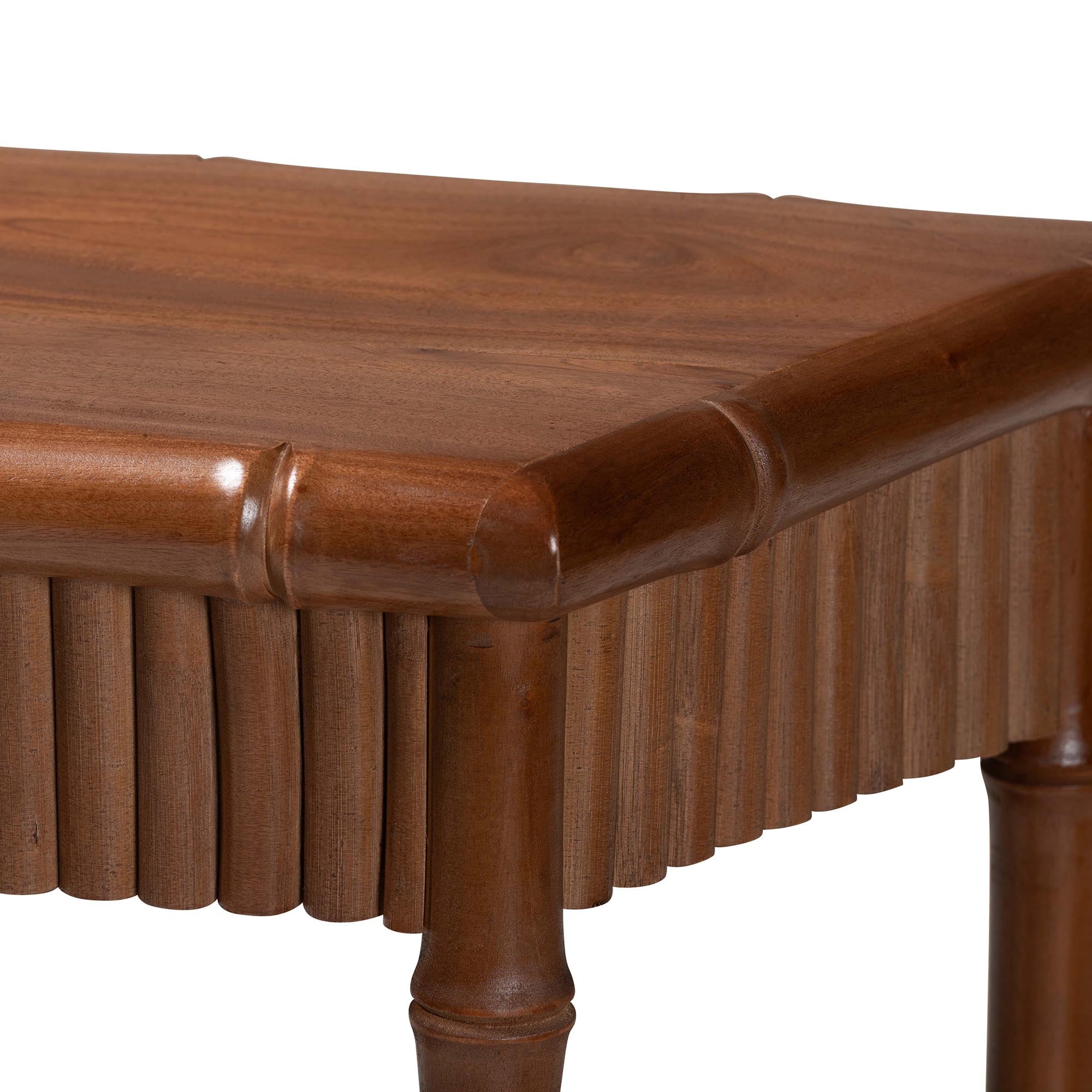 Bali & Pari Alessa Mahogany Wood Console Table