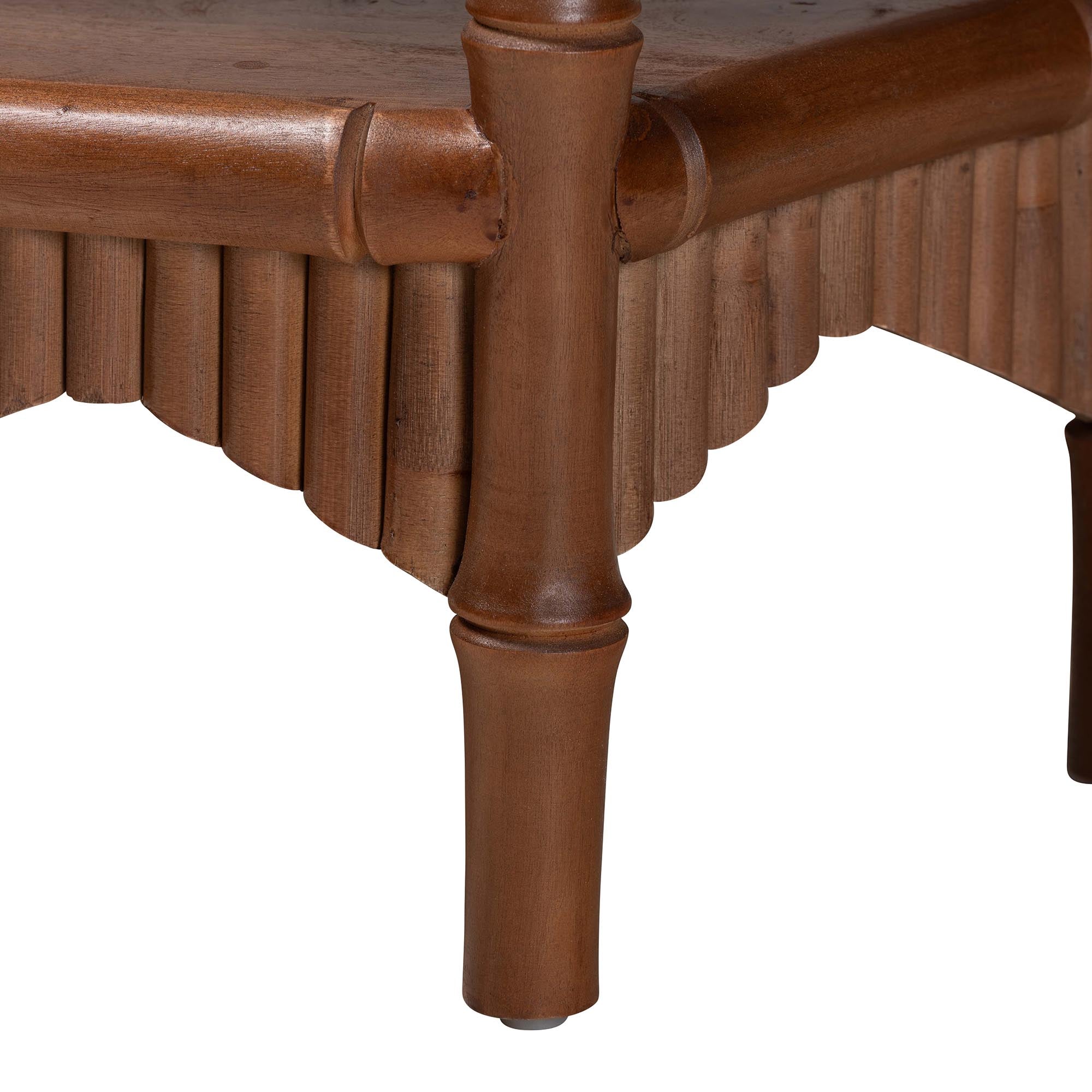 Bali & Pari Alessa Mahogany Wood Console Table