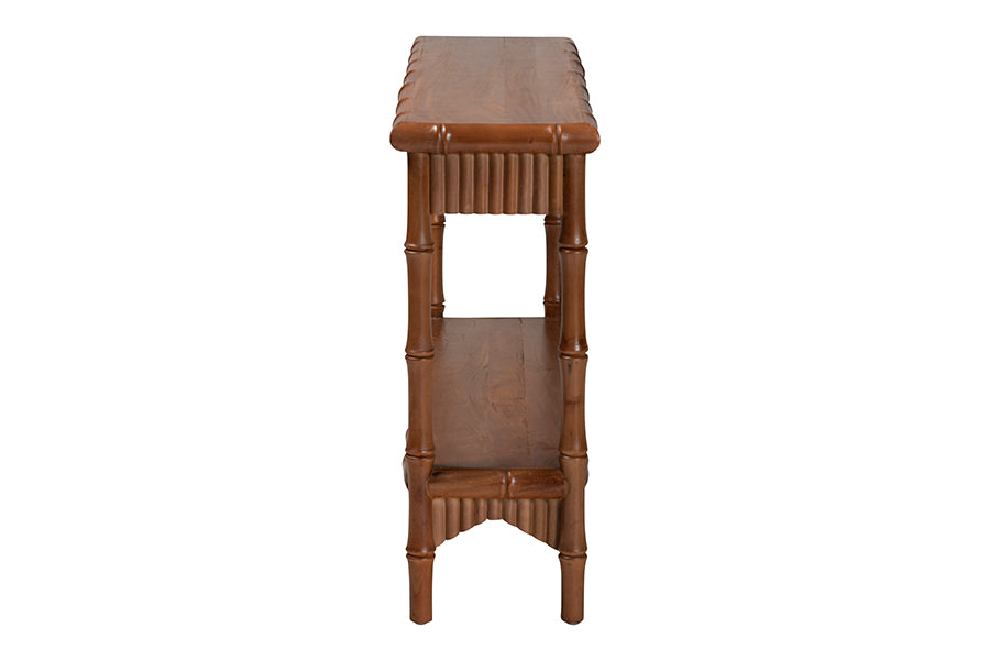 Bali & Pari Alessa Mahogany Wood Console Table