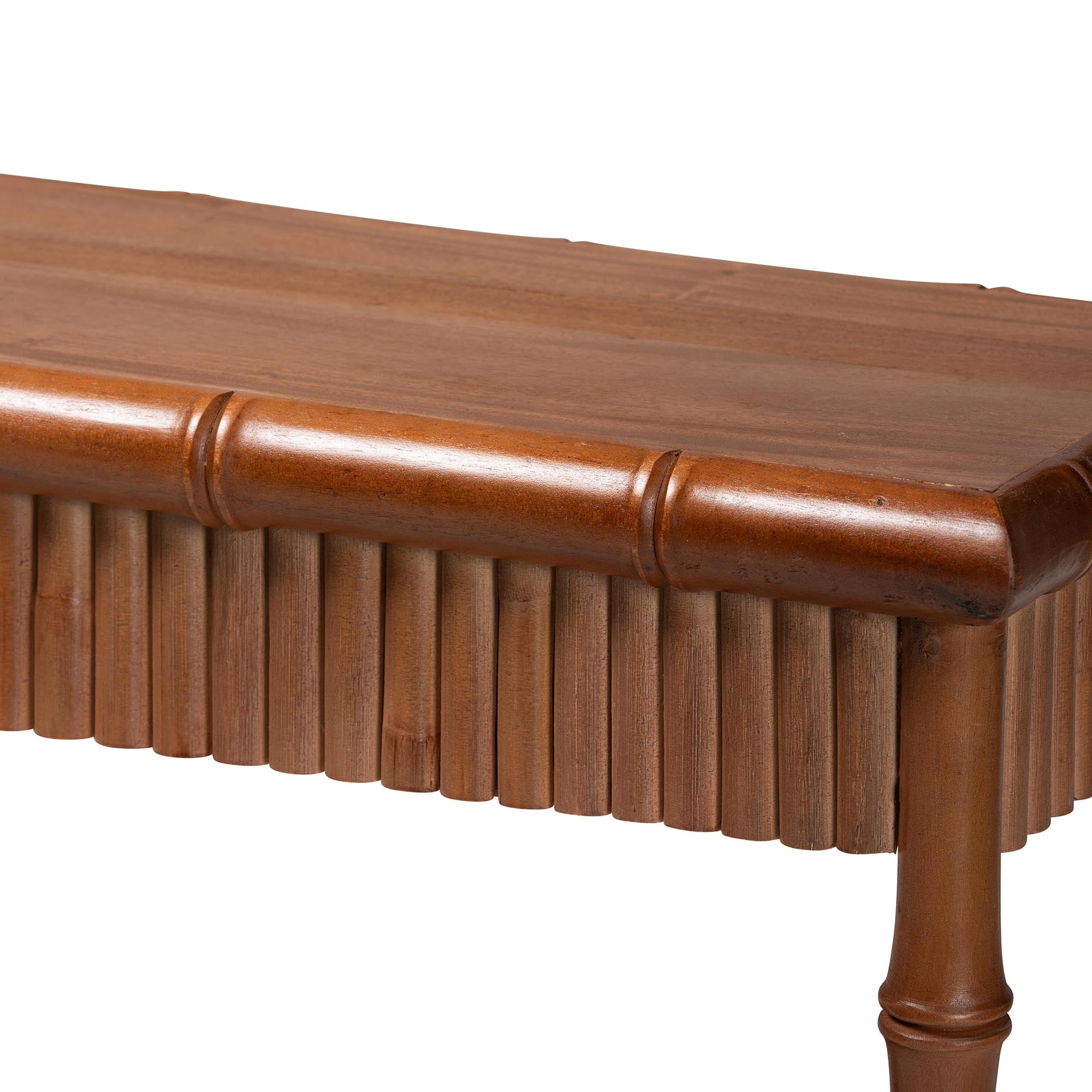 Bali & Pari Alessa Mahogany Wood Console Table
