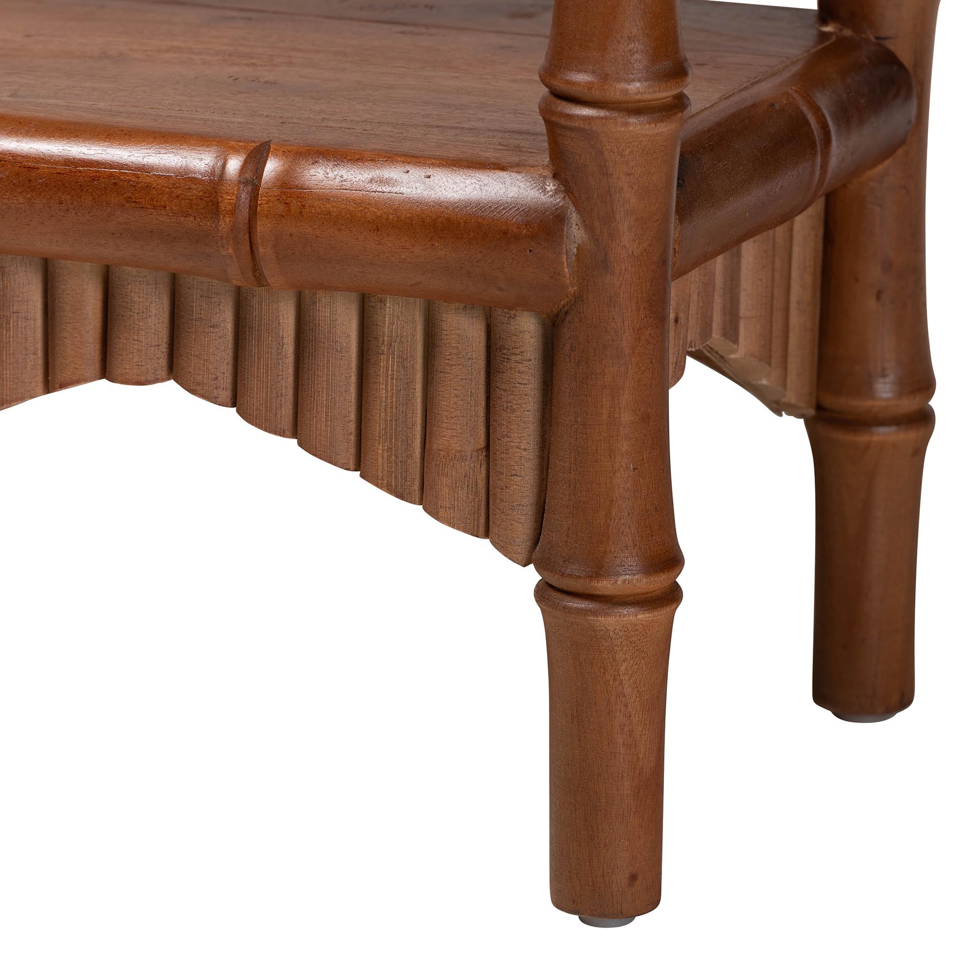 Bali & Pari Alessa Mahogany Wood Console Table