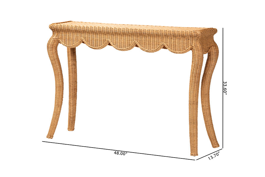 Bali & Pari Deborah Rattan Console Table