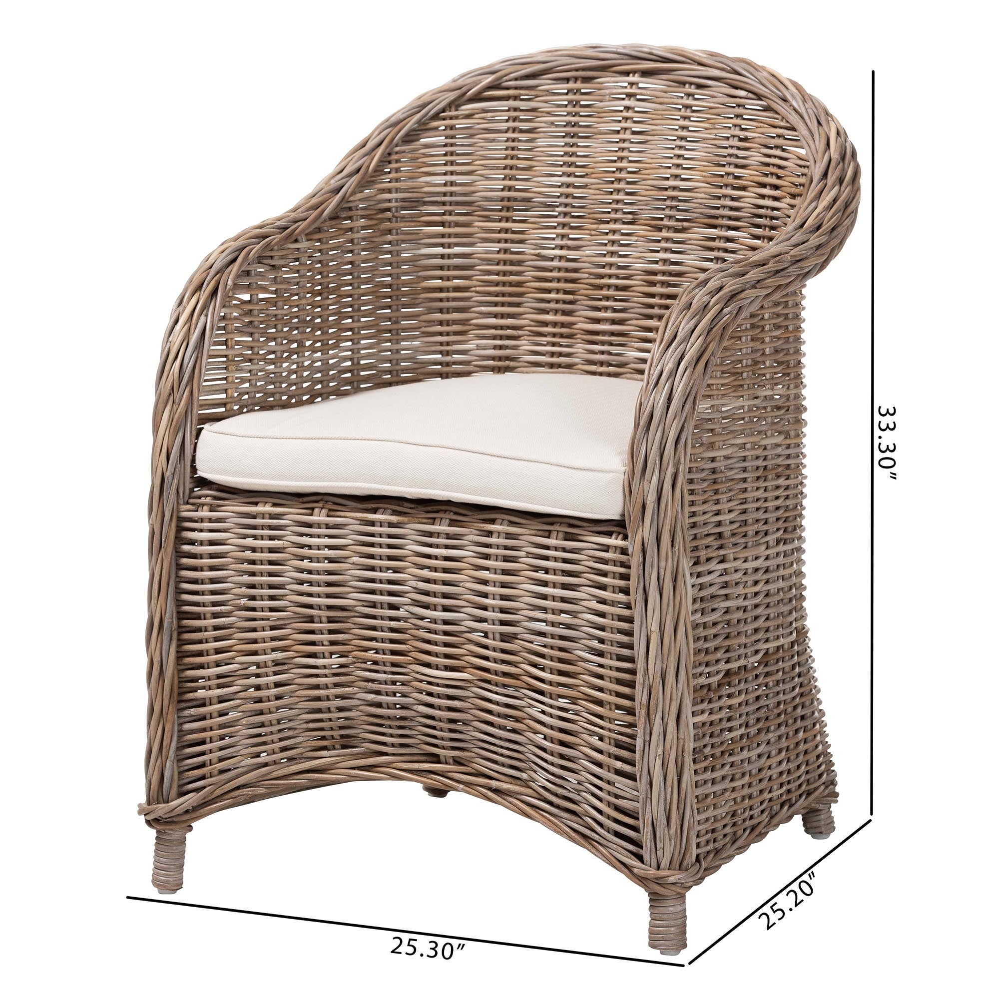 Bali & Pari Amanda Rattan Armchair