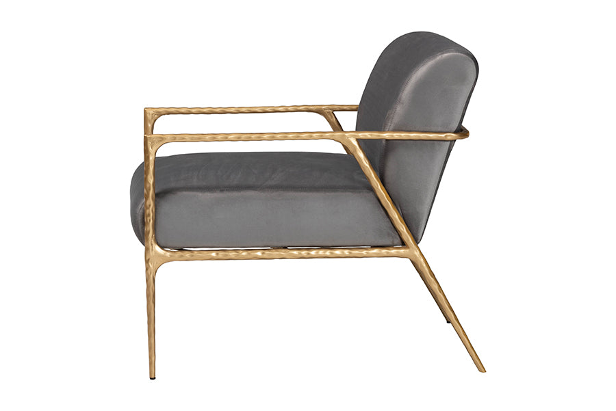 Ilmari Velvet Lounge Chair