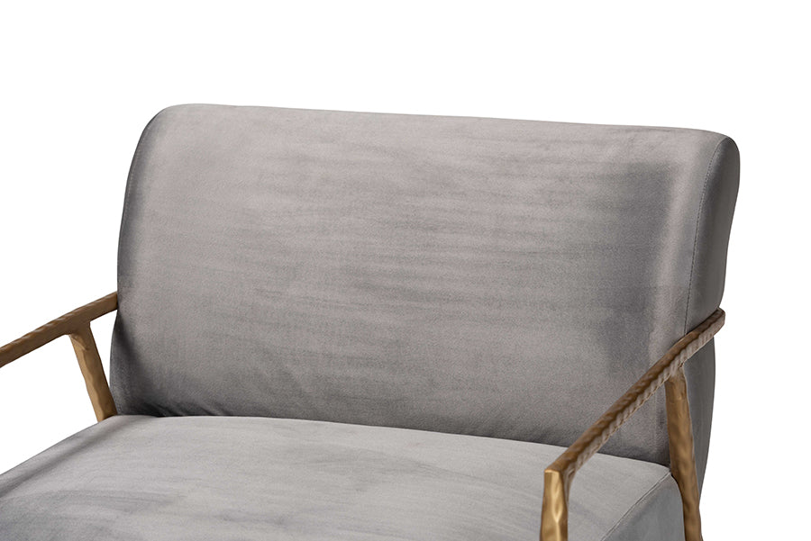 Ilmari Velvet Lounge Chair