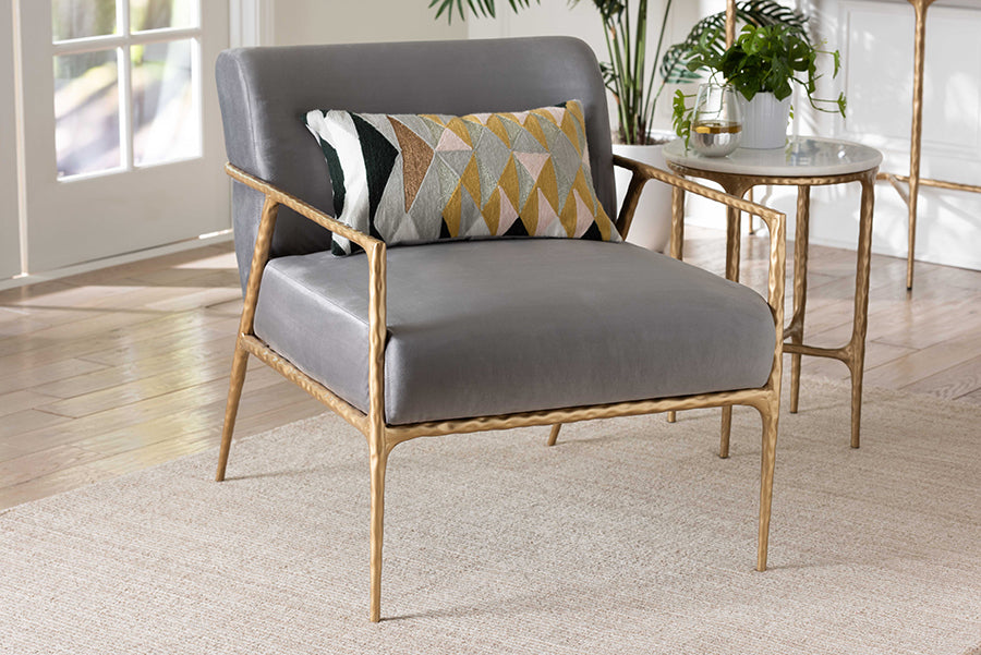 Ilmari Velvet Lounge Chair