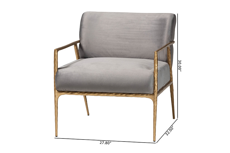 Ilmari Velvet Lounge Chair