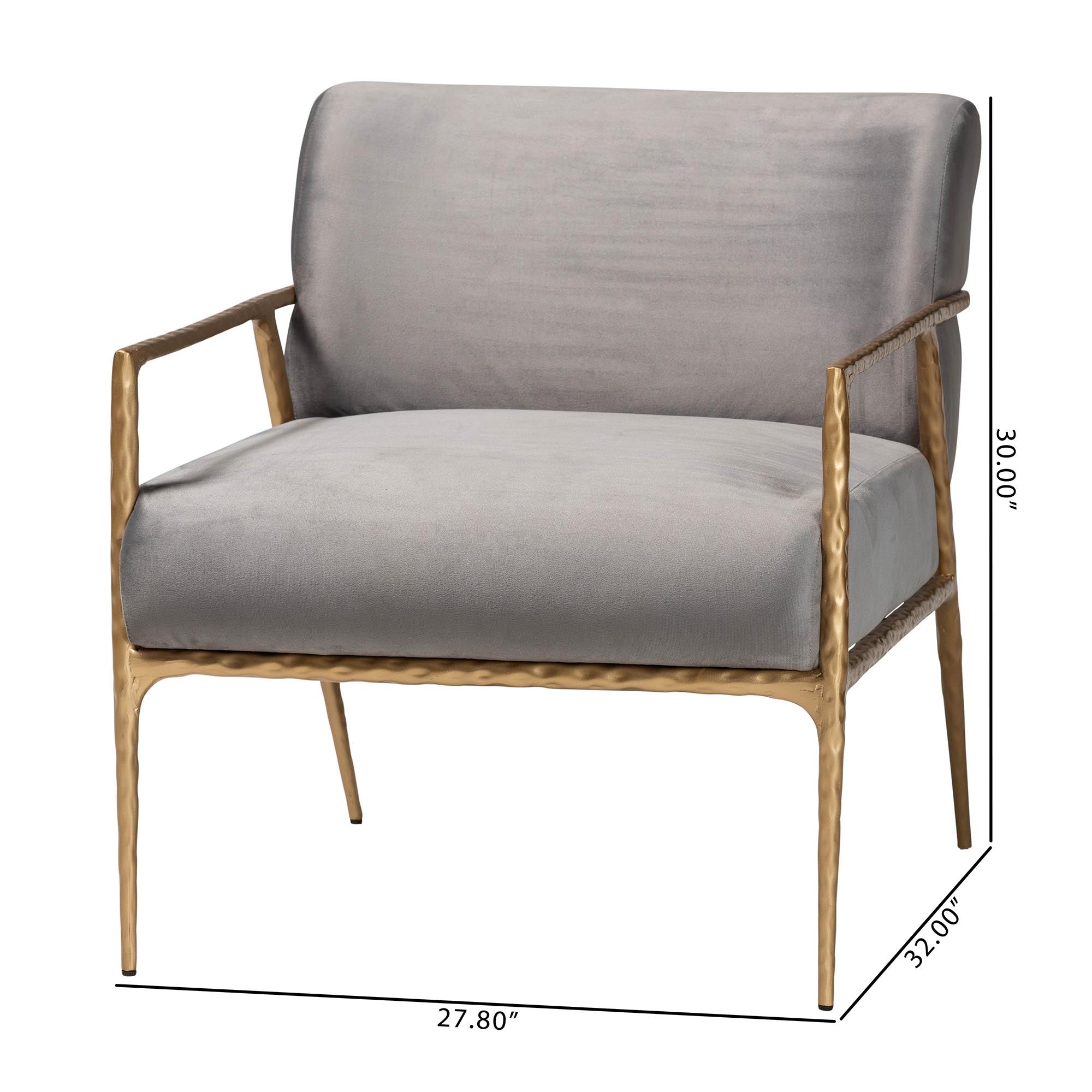 Ilmari Velvet Lounge Chair