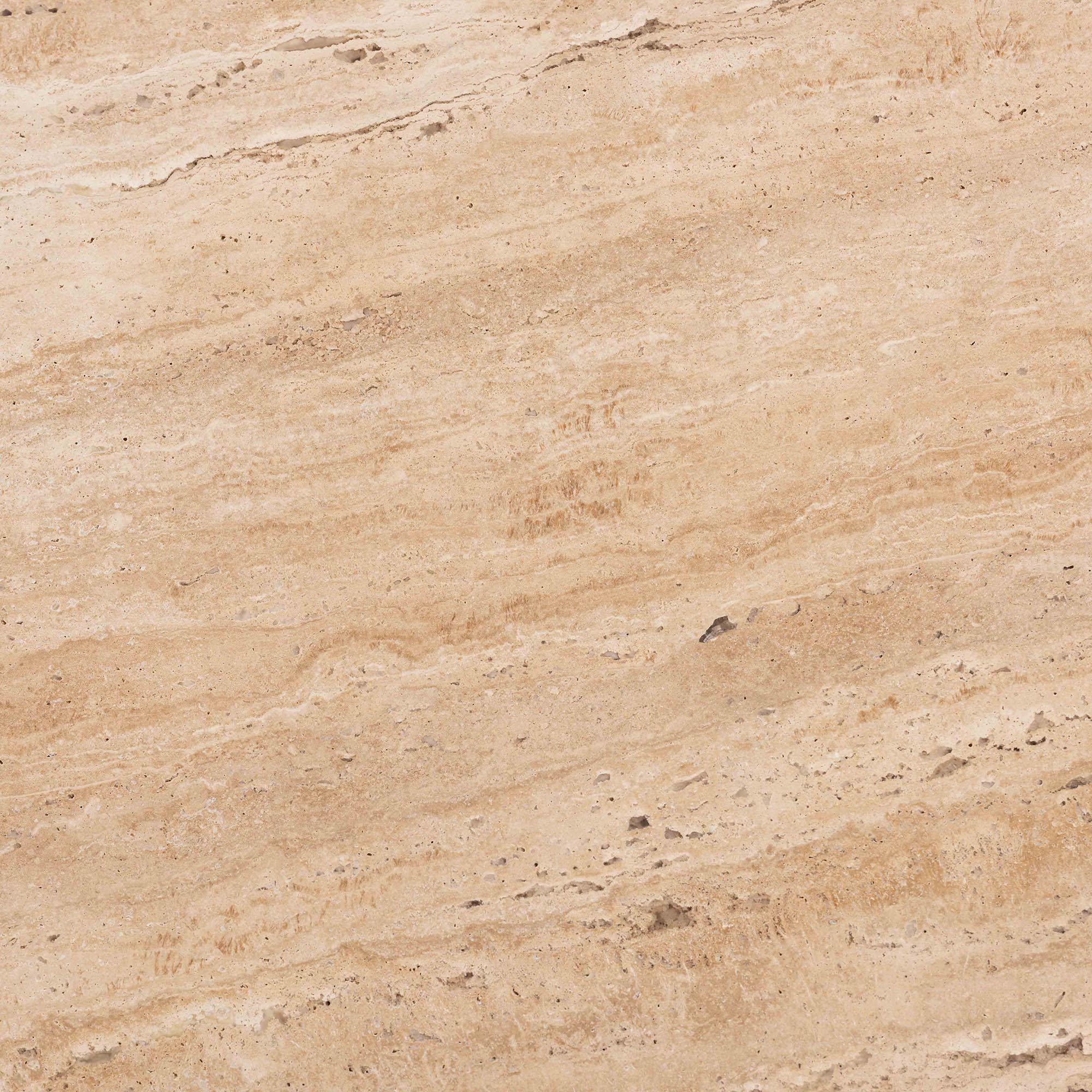 Prospero Round Travertine Coffee Table