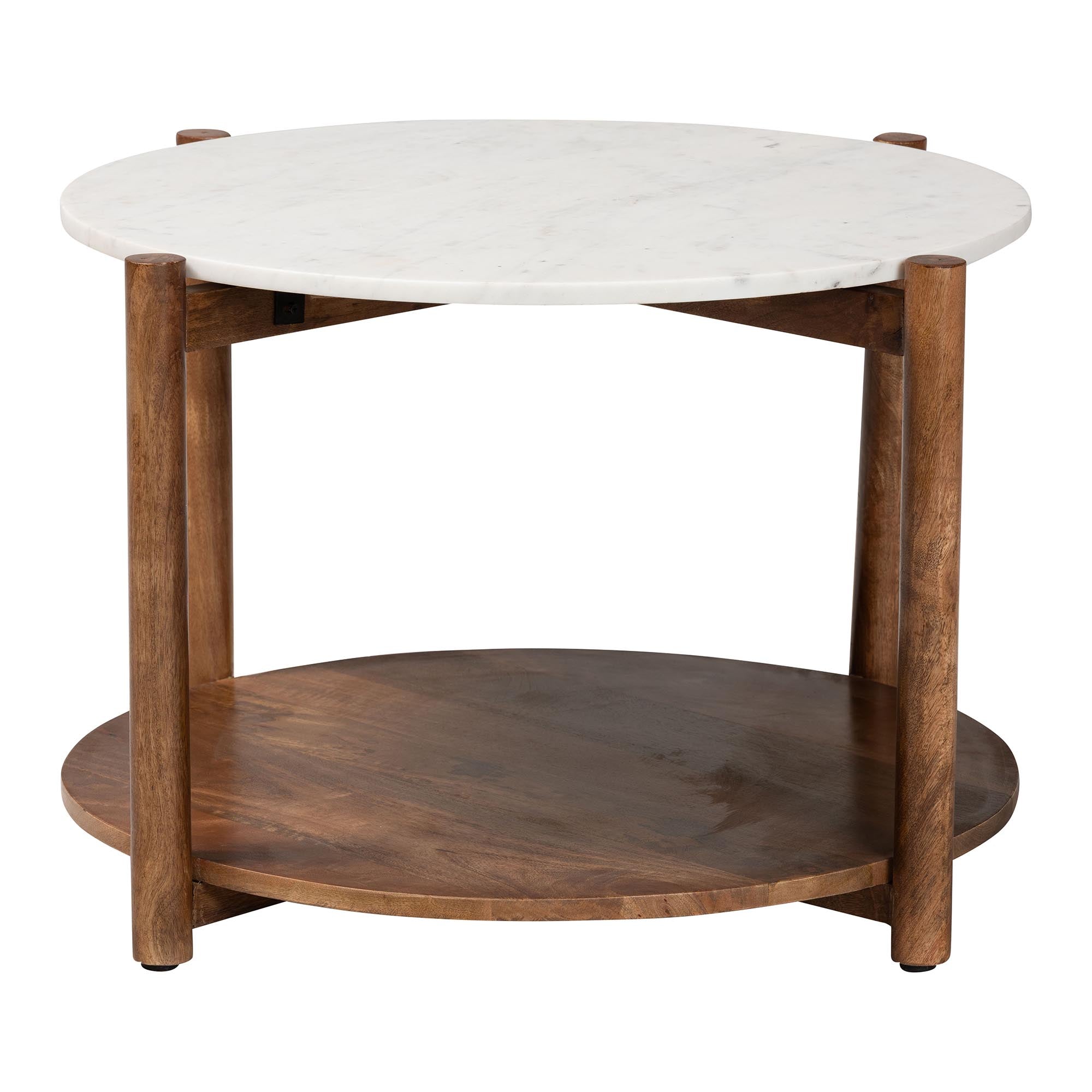 Quindalyn Round Marble Coffee Table
