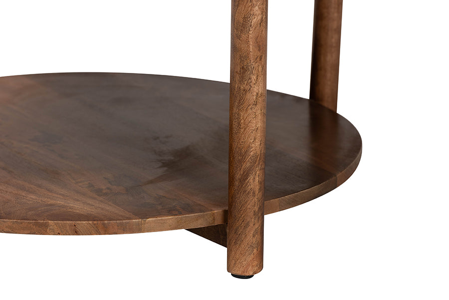 Quindalyn Round Marble Coffee Table