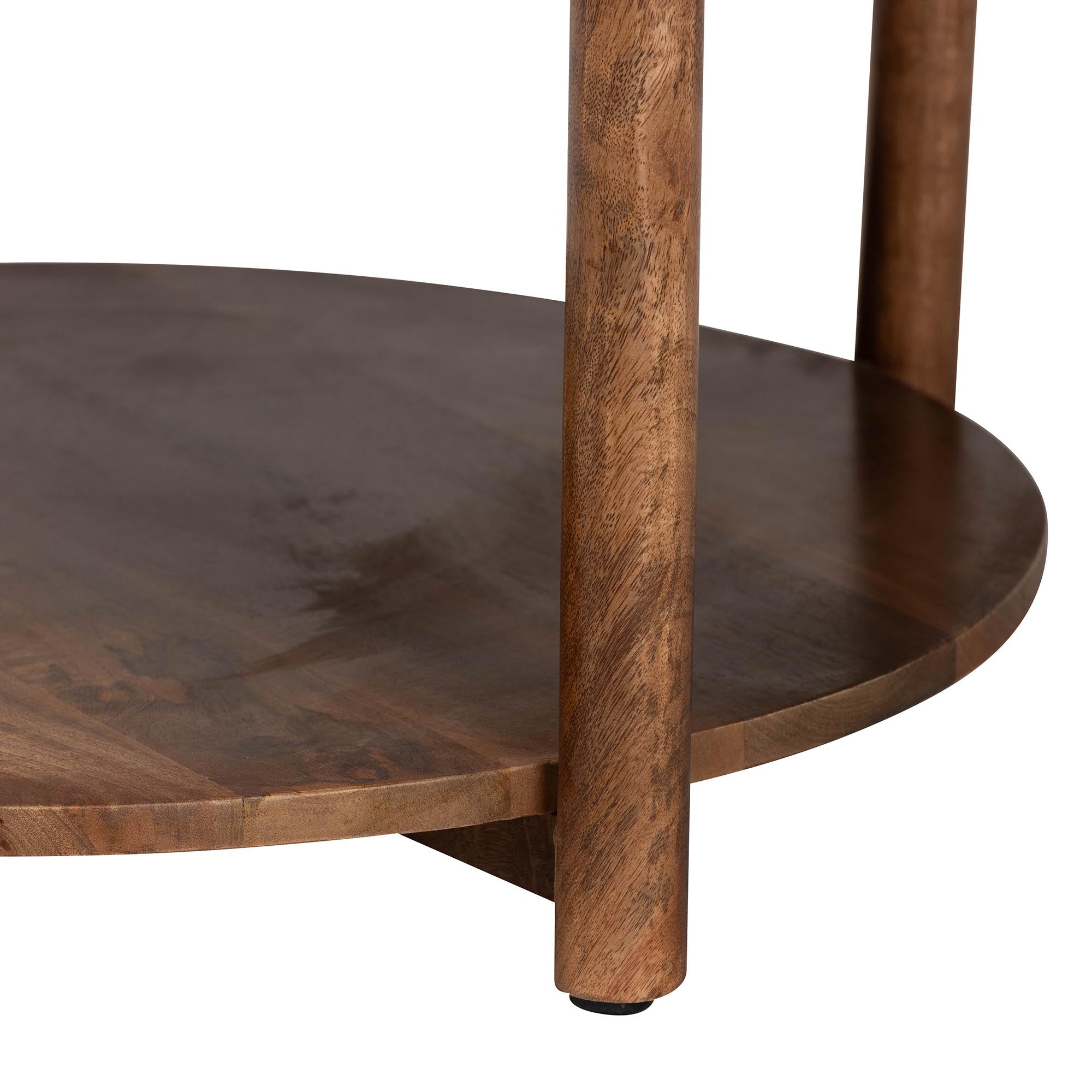 Quindalyn Round Marble Coffee Table