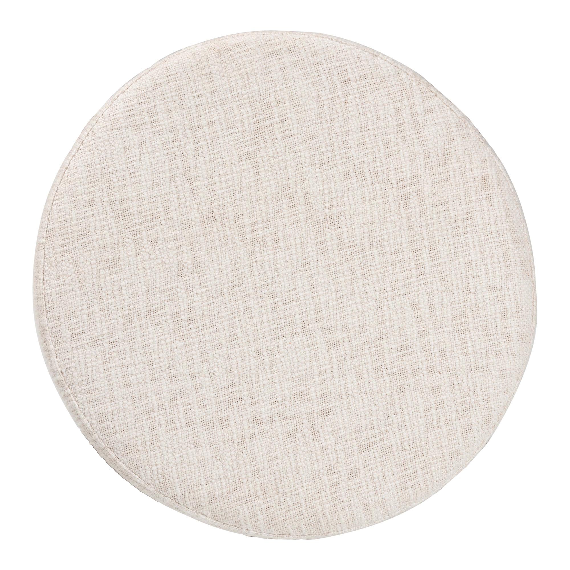 Whitfield Round Fabric Ottoman