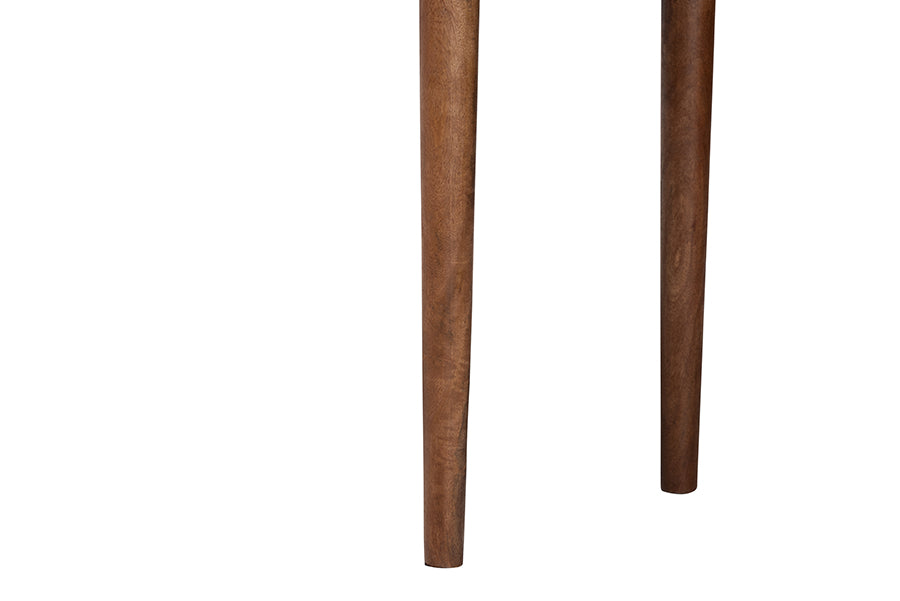 Linore Fluted Wood Console Table
