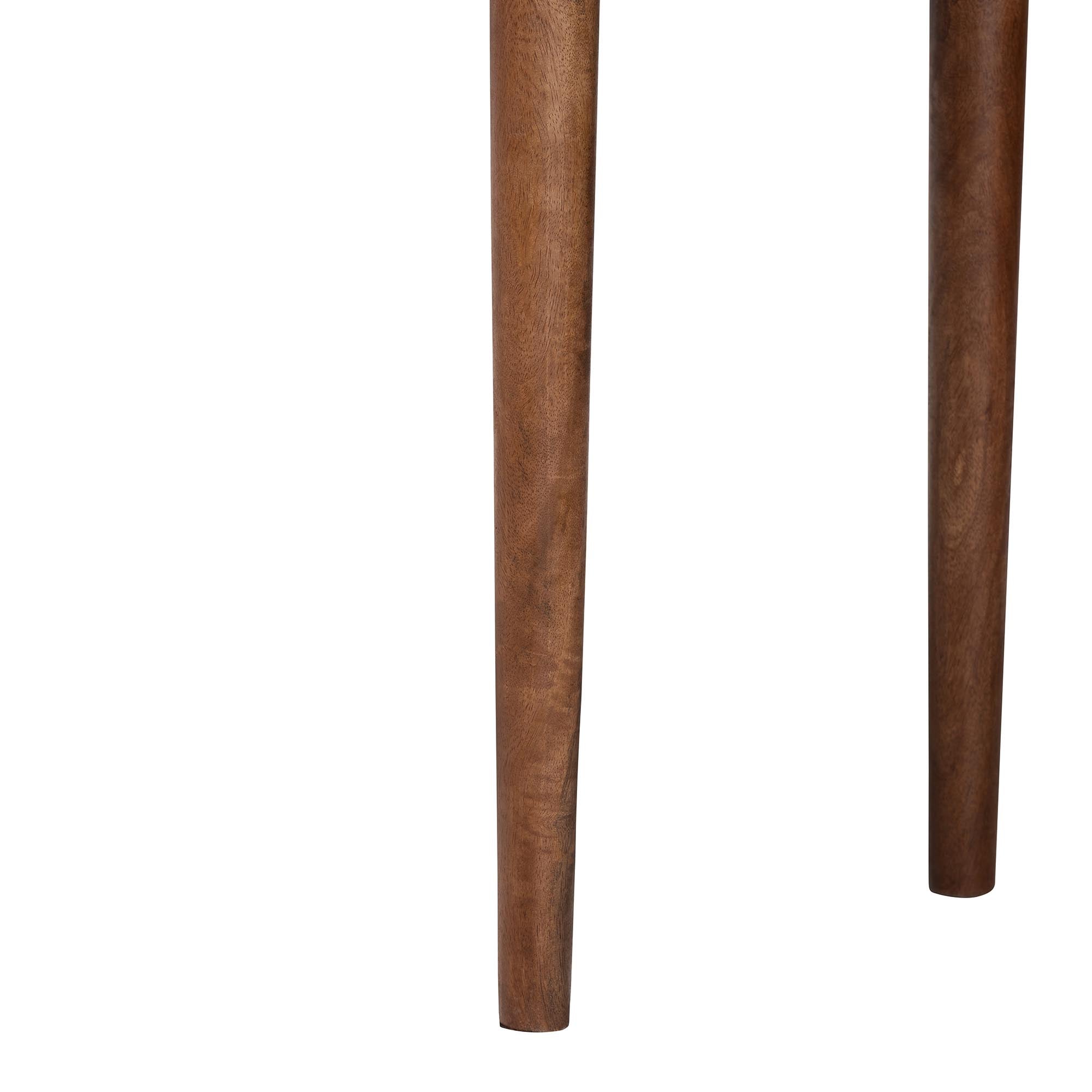 Linore Fluted Wood Console Table