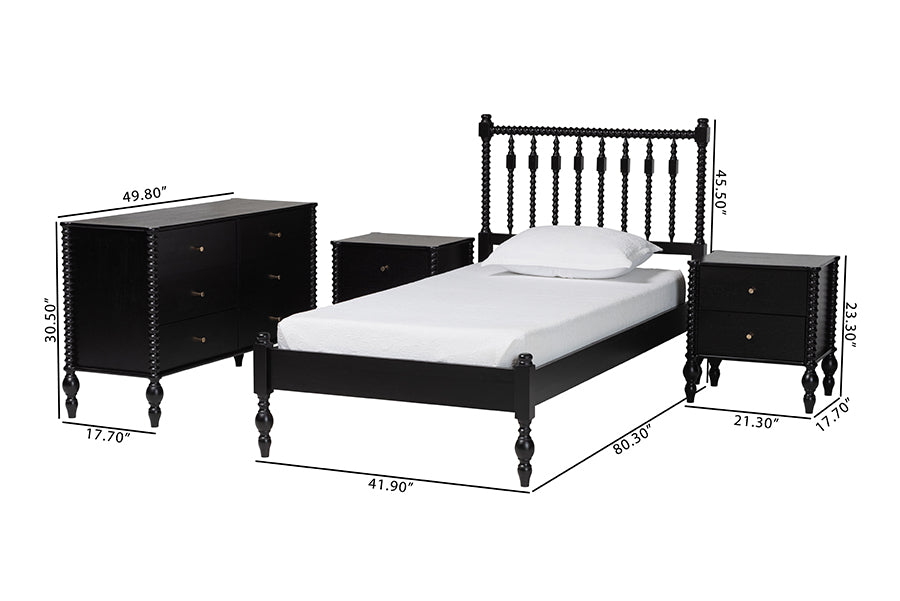 Callison Spindle 4-Piece Bedroom Set