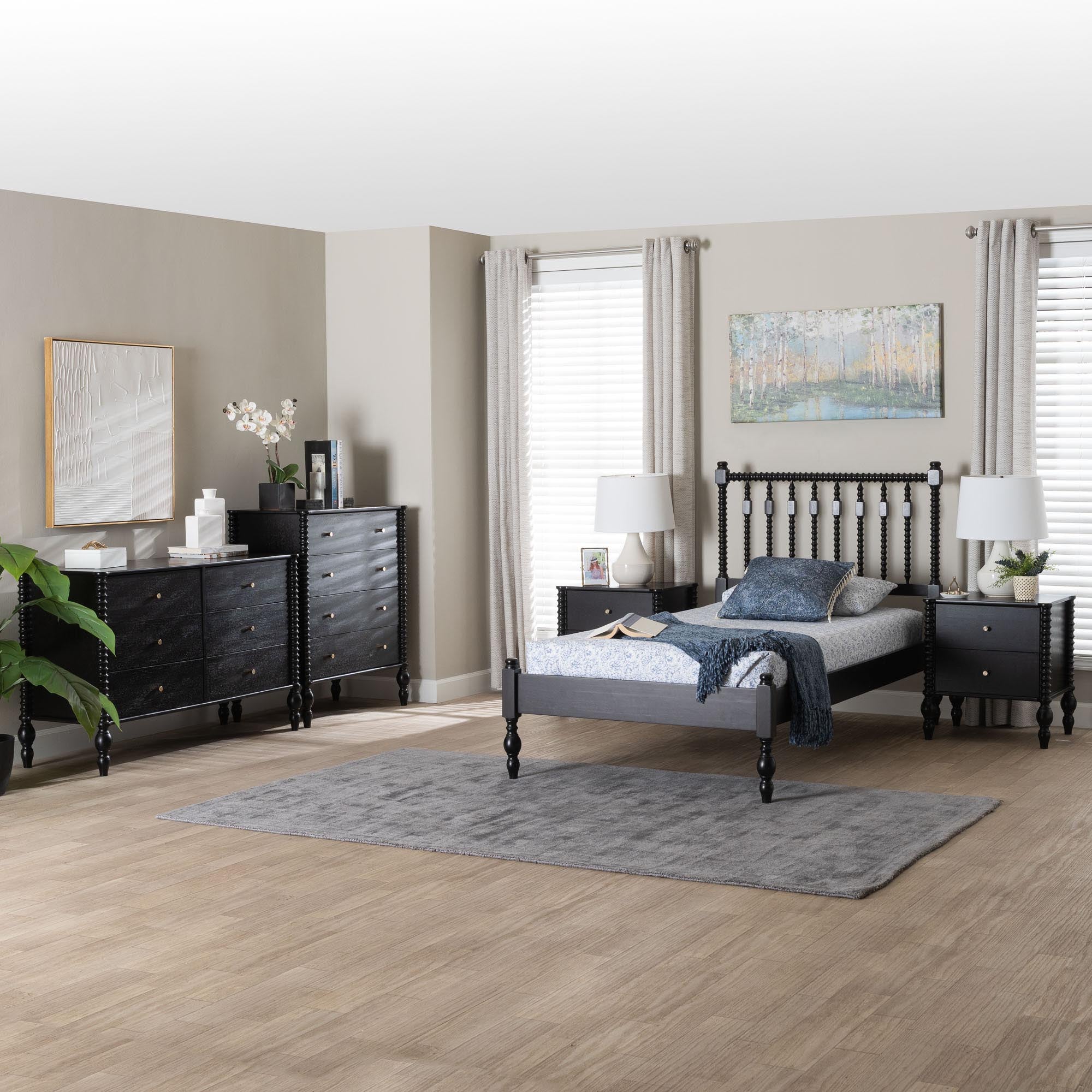 Callison Spindle 5-Piece Bedroom Set