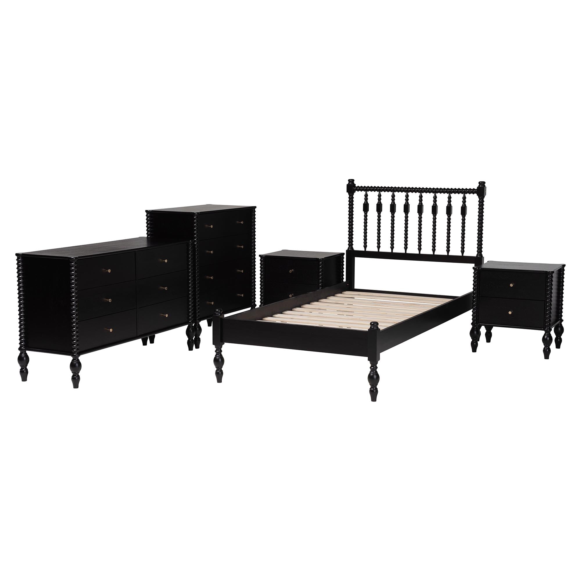 Callison Spindle 5-Piece Bedroom Set