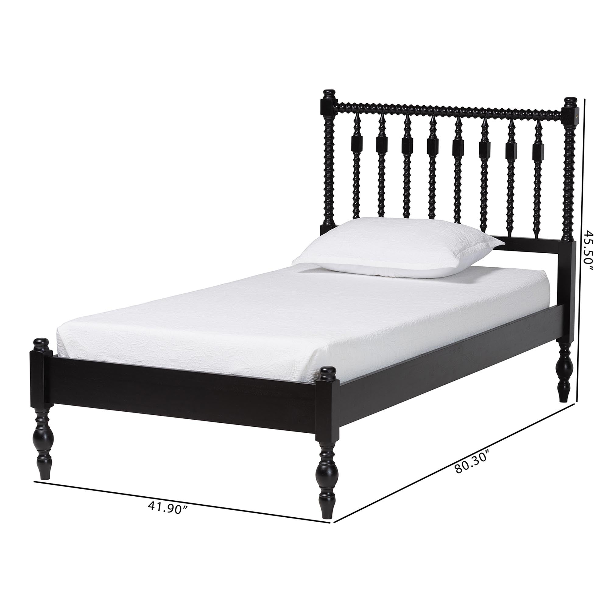 Callison Spindle Platform Bed