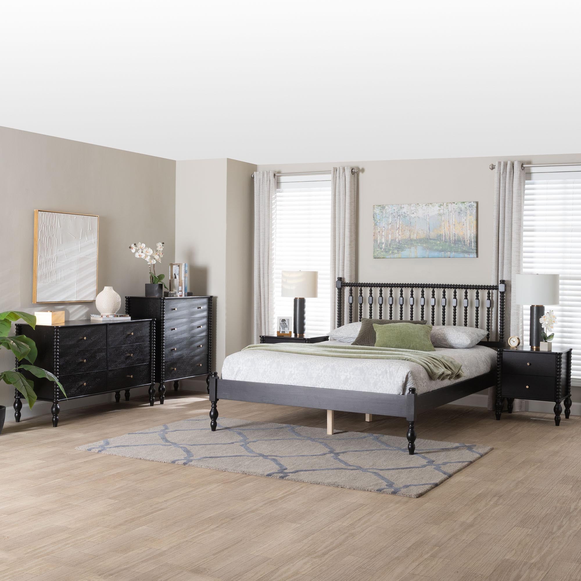 Callison Spindle 5-Piece Bedroom Set