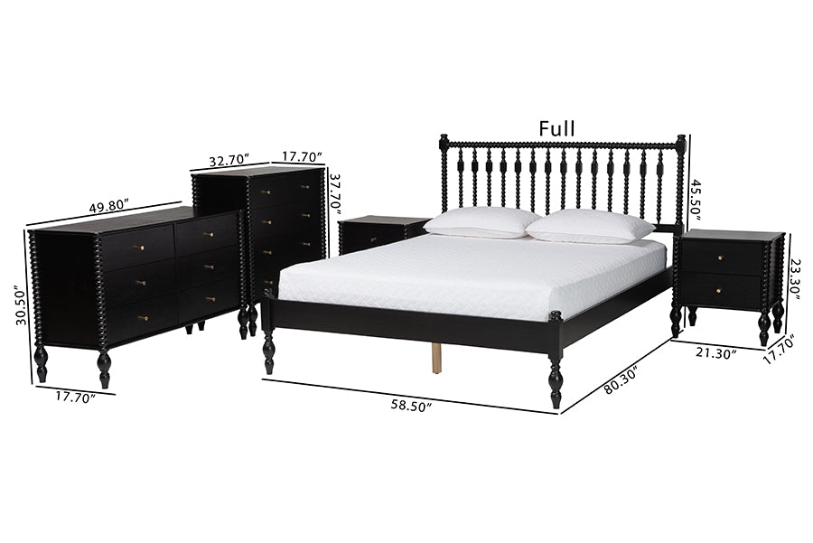 Callison Spindle 5-Piece Bedroom Set