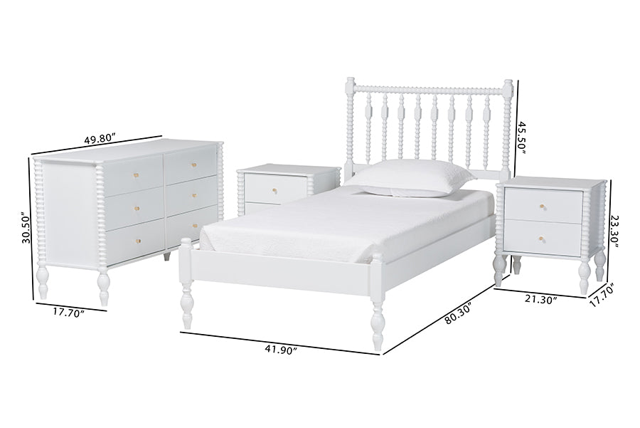 Callison Spindle 4-Piece Bedroom Set