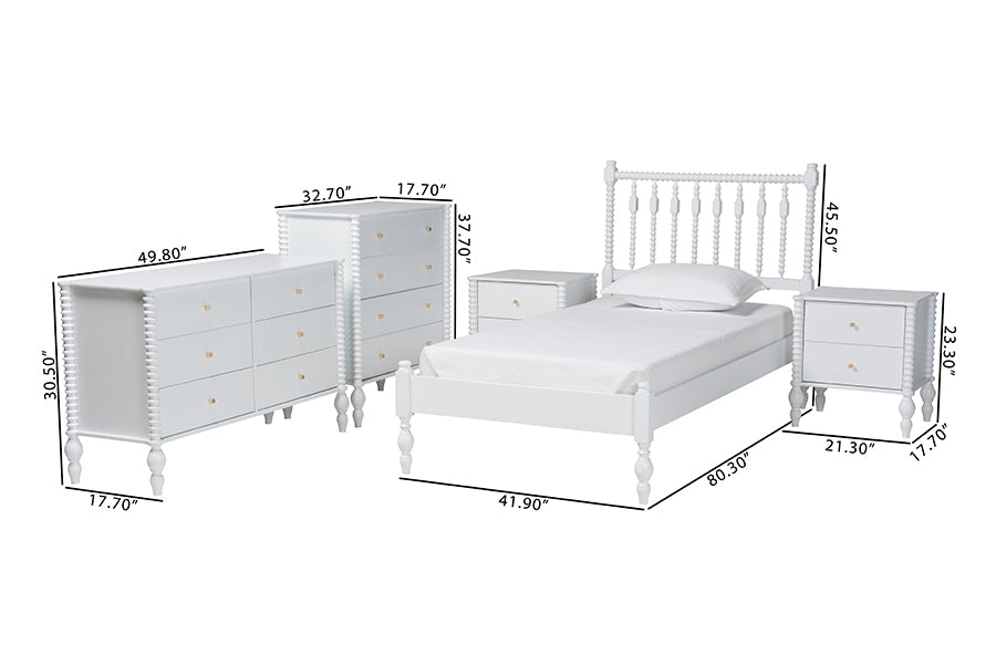 Callison Spindle 5-Piece Bedroom Set