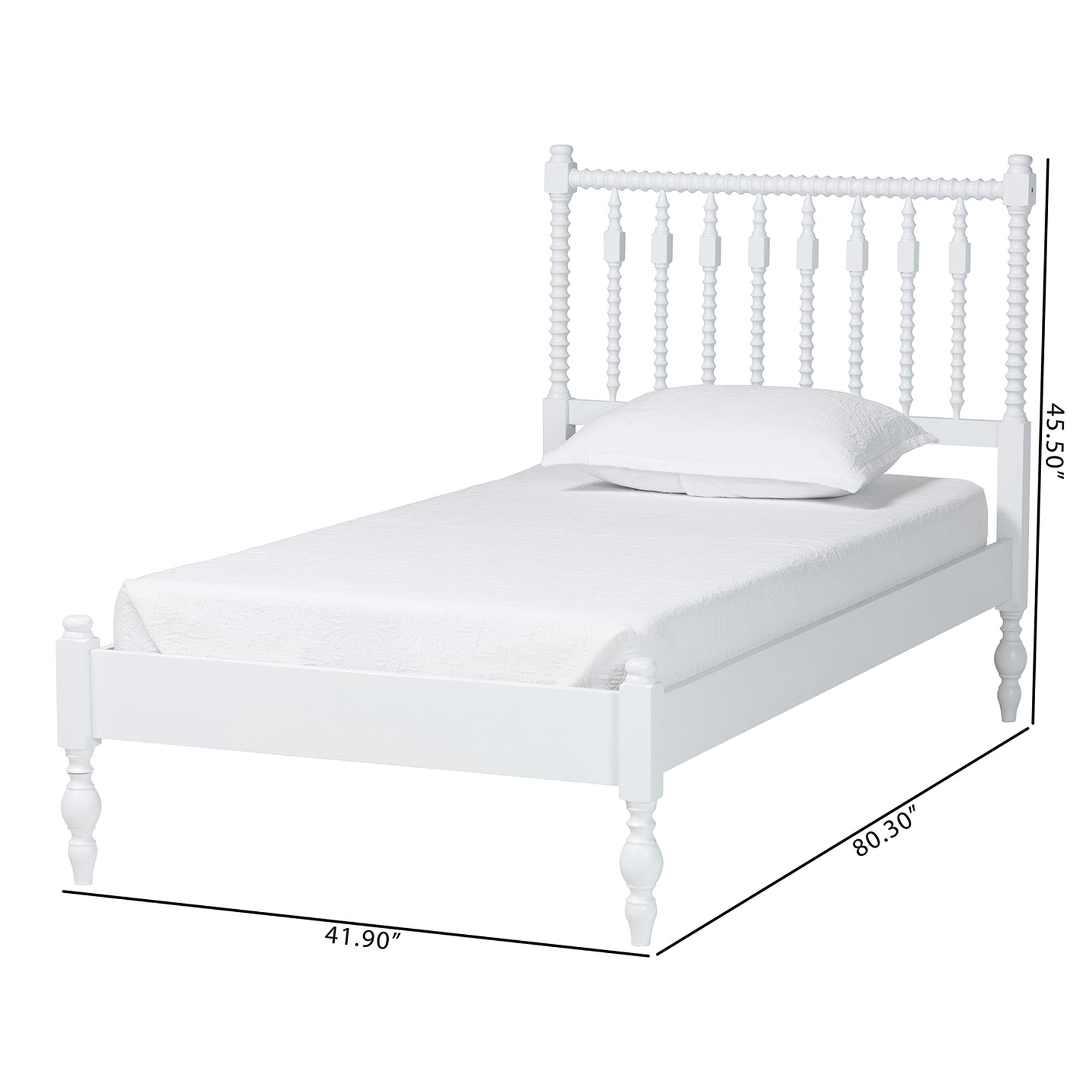 Callison Spindle Platform Bed