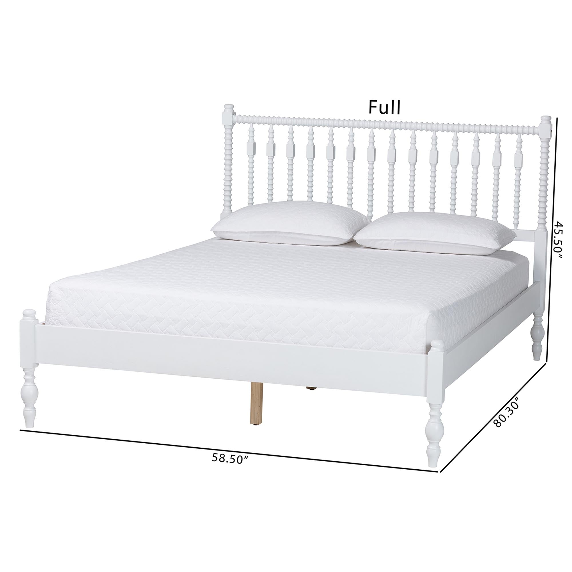 Callison Spindle Platform Bed
