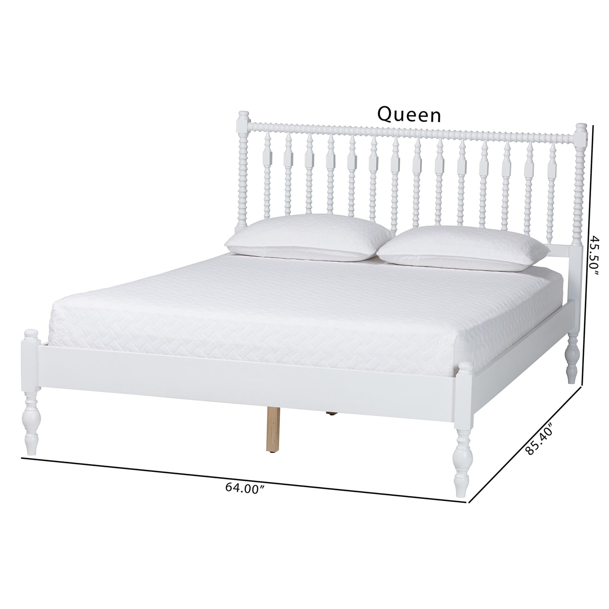 Callison Spindle Platform Bed